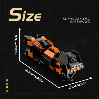 Mcrn Donnager Micro (The Expanse) SPACE MOC-60415 WITH 170 PIECES