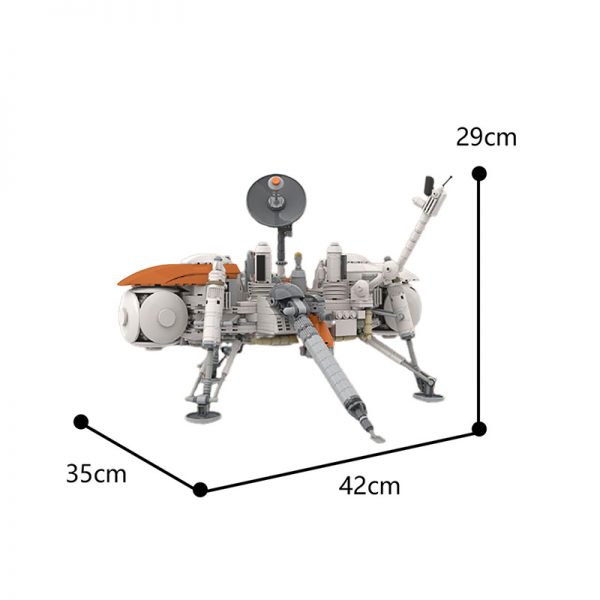 Nasa Lander Viking 1-2 1:9 Scale SPACE MOC-79685 by B.Voss Design WITH 1262 PIECES