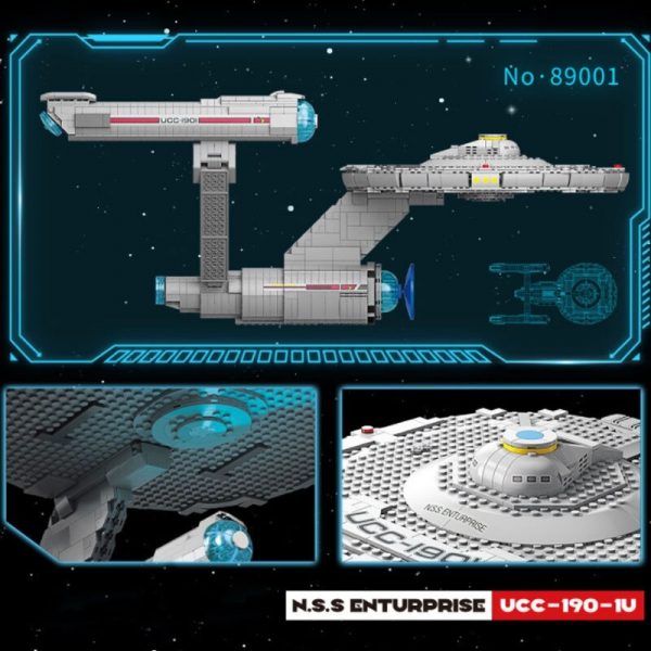 NSS Enturprise UCC-190-1U SPACE MOYU MY89001 with 3088 pieces