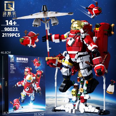 Christmas Astronaut SPACE Qizhile 90023 with 2119 pieces