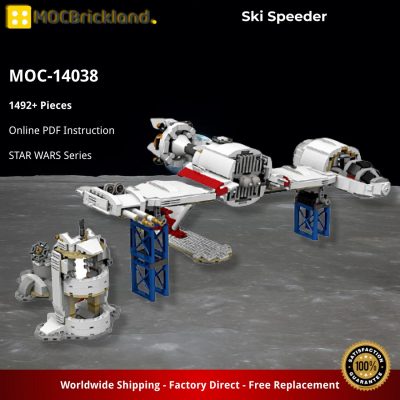 Ski Speeder STAR WARS MOC-14038 by tpetya WITH 1492 PIECES
