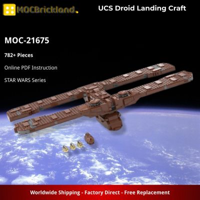 UCS Droid Landing Craft STAR WARS MOC-21675 by EmpireBricks WITH 782 PIECES