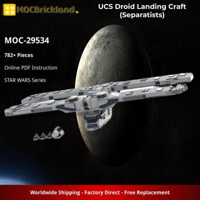 UCS Droid Landing Craft (Separatists) STAR WARS MOC-29534 by EmpireBricks WITH 782 PIECES