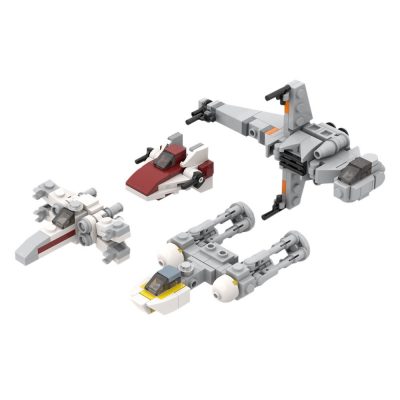 Micro Rebel Starfighters – Original Trilogy STAR WARS MOC-32286 WITH 221 PIECES