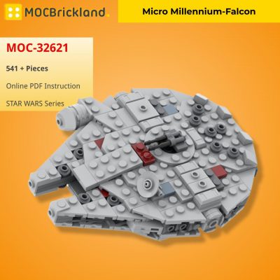Micro Millennium-Falcon STAR WARS MOC-32621 by ron_mcphatty WITH 541 PIECES