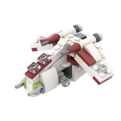 Micro Republic Gunship STAR WARS MOC-42164 by Ron_mcphatty WITH 100 PIECES