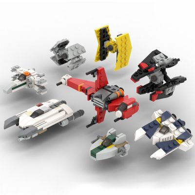 Micro Star-Wars Rebels STAR WARS MOC-50457 by ron_mcphatty WITH 368 PIECES