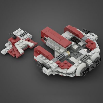 Micro Ebon Hawk STAR WARS MOC-53095 by ron_mcphatty WITH 225 PIECES