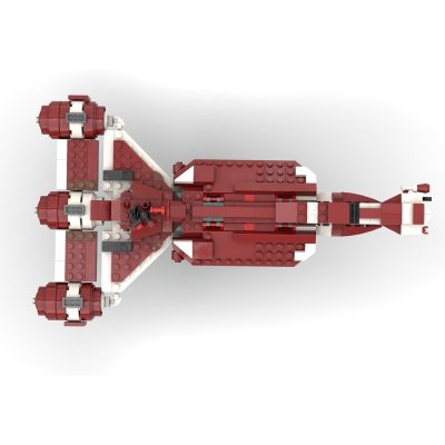 Consular Class Cruiser (Micro Fleet Scale) STAR WARS MOC-53149 by 2bricksofficial WITH 439 PIECES