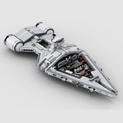 Imperial Arquitens Class Command Cruiser STAR WARS MOC-55173 by Ignatius666 with 2755 pieces