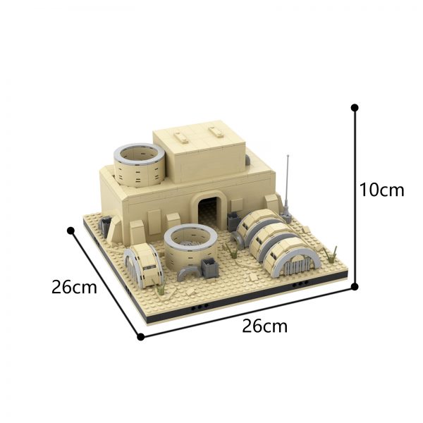 Desert Power Plant #11 for a Modular Tatooine STAR WARS MOC-56069 WITH 752 PIECES