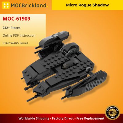 Micro Rogue Shadow STAR WARS MOC-61909 by ron_mcphatty WITH 242 PIECES