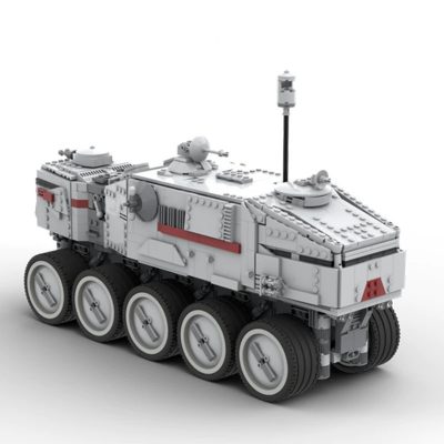 Republic Clone Turbo Tank STAR WARS MOC-62970 by u_brick with 1816 pieces