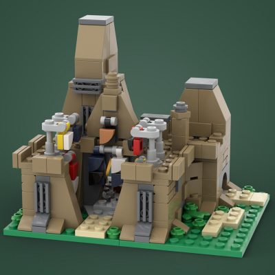 Micro Battle on Takodana STAR WARS MOC-63463 by ron_mcphatty WITH 812 PIECES