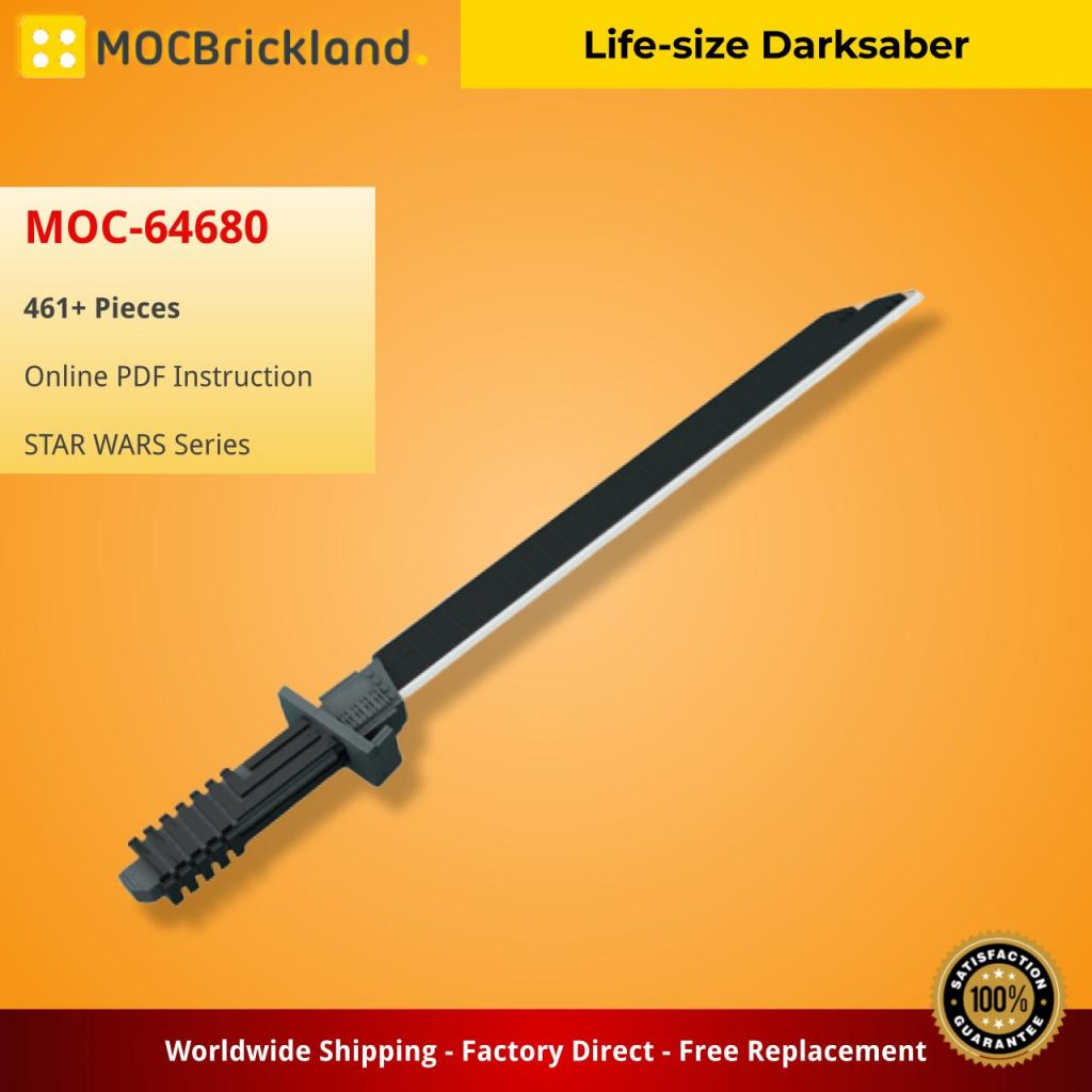 Life-size Darksaber MOC-64680 Star Wars with 461 Pieces