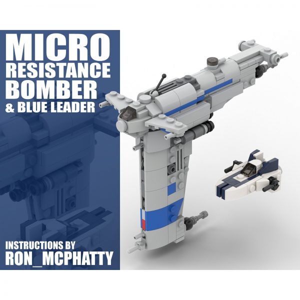 Resistance Bomber STAR WARS MOC-66320 by ron_mcphatty WITH 260 PIECES