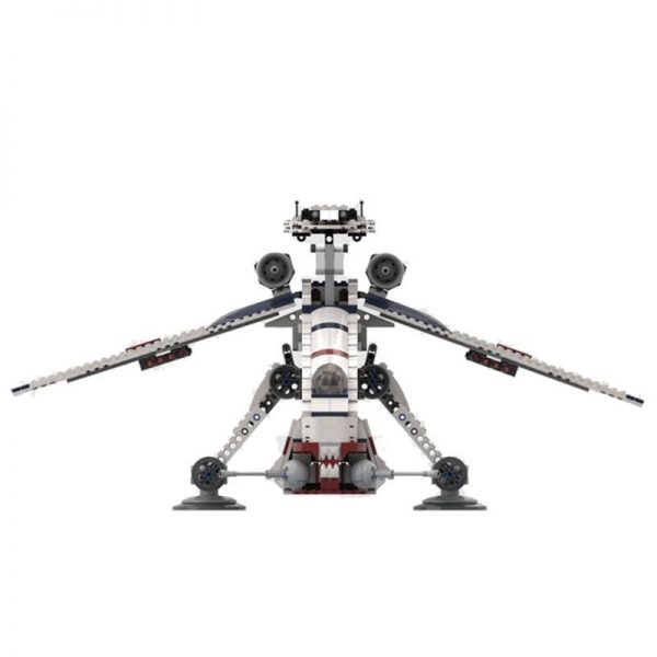 Republic Dropship 2.0 STAR WARS MOC-66786 by BABrickus with 1085 pieces