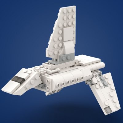 Micro Imperial Sentinel Landing Craft STAR WARS MOC-66835 by ron_mcphatty with 192 pieces