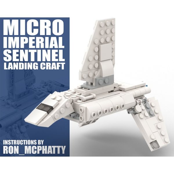 Micro Imperial Sentinel Landing Craft STAR WARS MOC-66835 by ron_mcphatty with 192 pieces