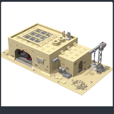 Tatooine Mos Eisley Repair Garage Star Wars MOC-68515 with 1673 pieces