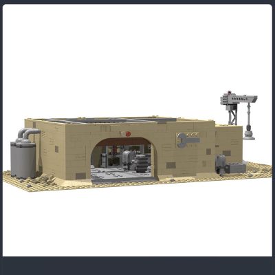 Tatooine Mos Eisley Repair Garage Star Wars MOC-68515 with 1673 pieces