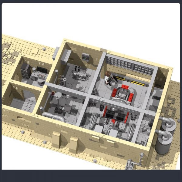 Tatooine Mos Eisley Repair Garage Star Wars MOC-68515 with 1673 pieces