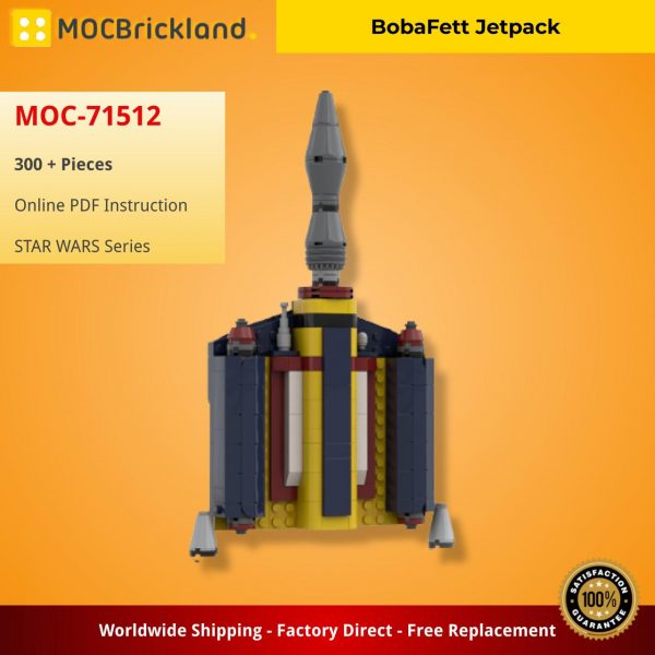 BobaFett Jetpack STAR WARS MOC-71512 by Albo.Lego with 300 pieces