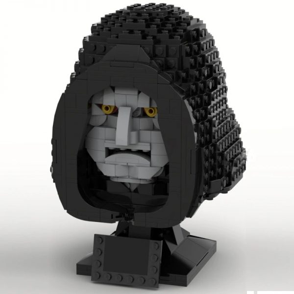 Emperor Palpatine Bust – Helmet Collection Style STAR WARS MOC-72686 by Albo.Lego with 789 pieces