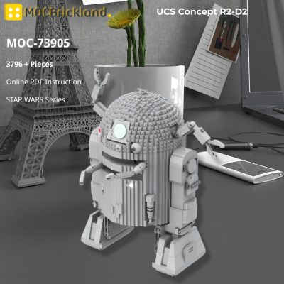 UCS Concept R2-D2 STAR WARS MOC-73905 by bowdbricks with 3796 pieces