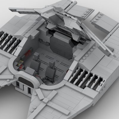 Imperial Submarine STAR WARS MOC-74213 by ThrawnsRevenge with 800 pieces