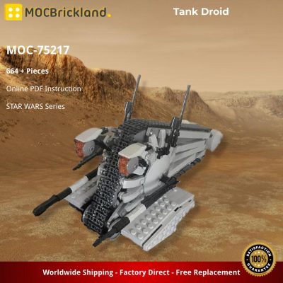 Tank Droid STAR WARS MOC-75217 by The-Last-Brickbender with 664 pieces