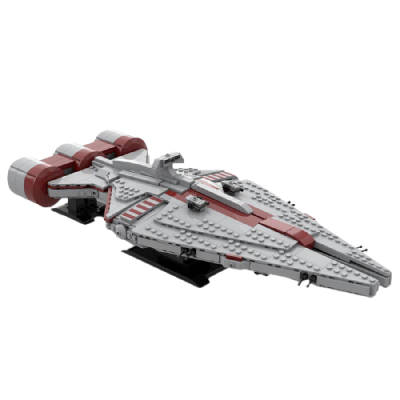 Arquitens-Class Light Cruiser STAR WARS MOC-76600 by brickdefense WITH 968 PIECES