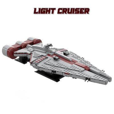 Arquitens-Class Light Cruiser STAR WARS MOC-76600 by brickdefense WITH 968 PIECES