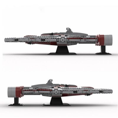 Arquitens-Class Light Cruiser STAR WARS MOC-76600 by brickdefense WITH 968 PIECES