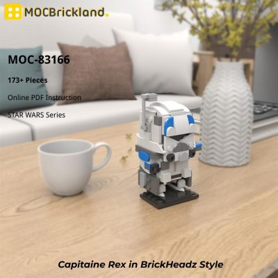 Capitaine Rex in BrickHeadz Style STAR WARS MOC-83166 with 173 pieces