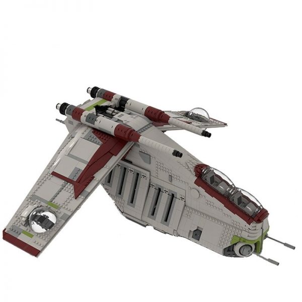 UCS Republic Gunship The Clone Wars Mod STAR WARS MOC-85627 by brickdefense with 3265 pieces