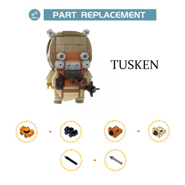 Tusken STAR WARS MOC-86741 WITH 190 PIECES