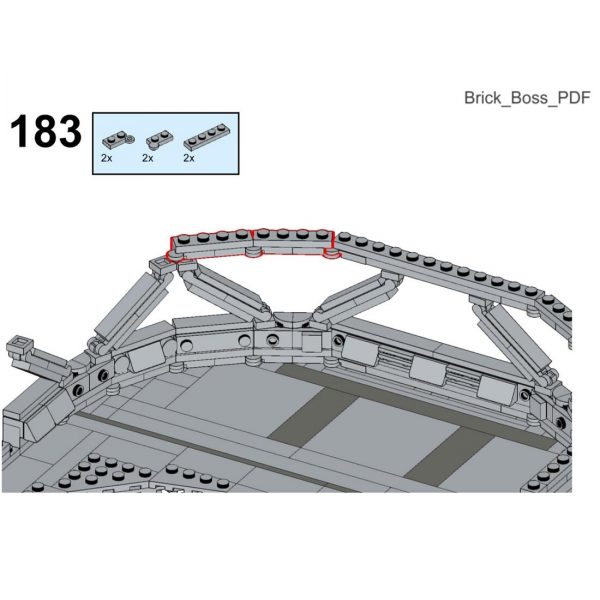 Venator Bridge Playset STAR WARS MOC-87840 by Brick_boss_pdf WITH 2077 PIECES