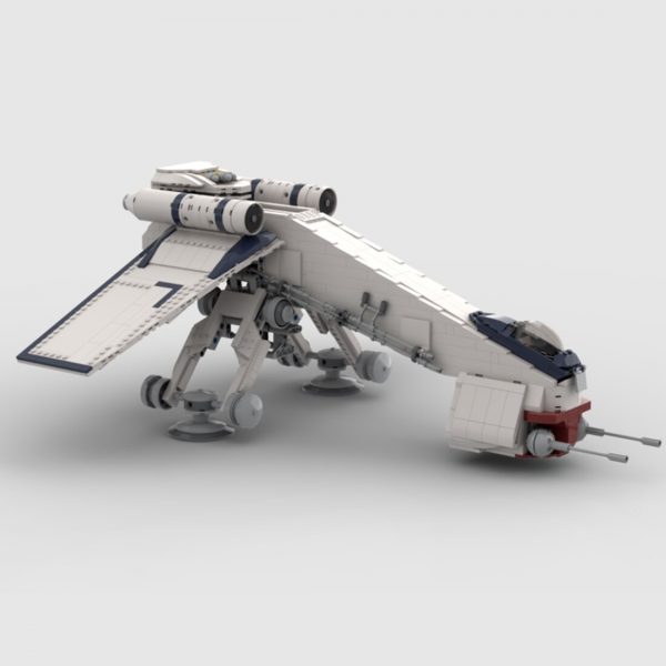 AT-TE and Droopship STAR WARS MOC-87849 by Brick_boss_pdf WITH 2325 PIECES