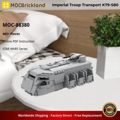 Imperial Troop Transport K79-S80 STAR WARS MOC-88380 by Brick_boss_pdf WITH 465 PIECES