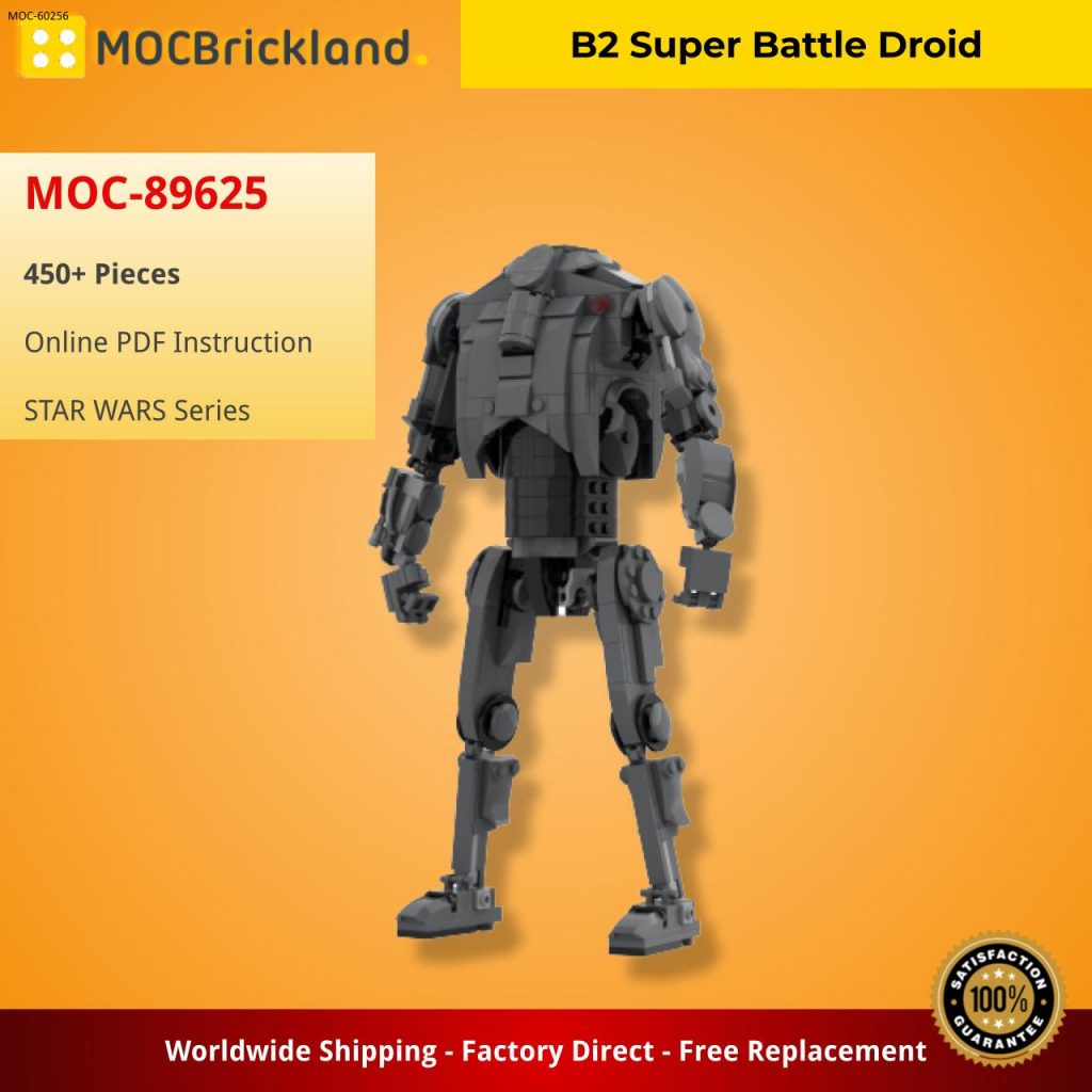 B2 Super Battle Droid MOC-89625 Star Wars with 450 Pieces