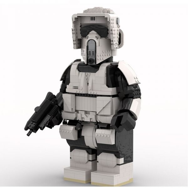 Scout Trooper Mega Figure Star Wars MOC-89648 by Albo.Lego with 1702 pieces