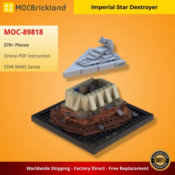 Imperial Star Destroyer STAR WARS MOC-89818 with 270 pieces