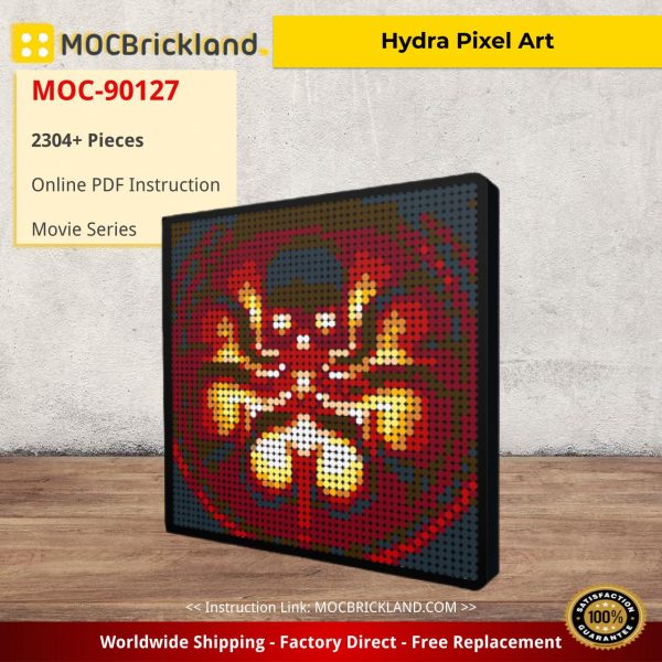 Hydra Pixel Art Creator MOC-90127 with 2304 pieces