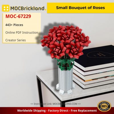 Small Bouquet of Roses Creator MOC-67229 by Ben_Stephenson WITH 443 PIECES