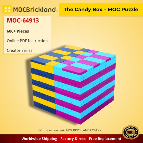 The Candy Box – MOC Puzzle Creator MOC-64913 by legolamaniac WITH 606 PIECES