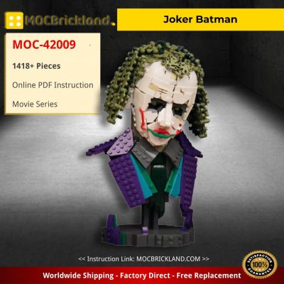 Joker Batman Movie MOC-42009 by Timofey_Tkachev WITH 1418 PIECES