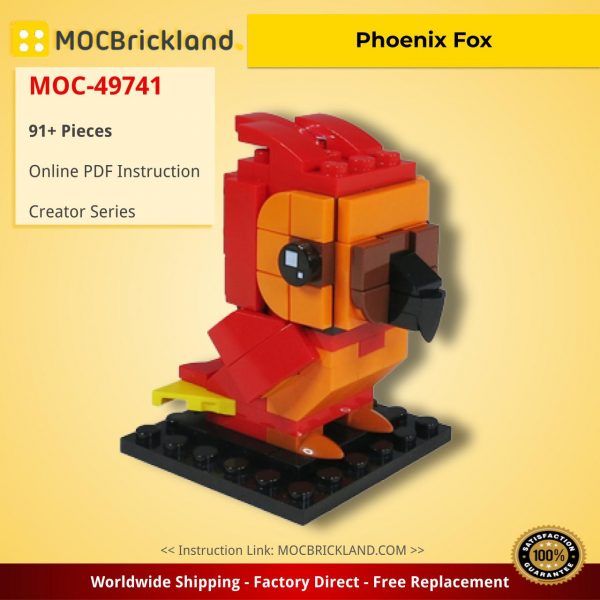 Phoenix Fox Creator MOC-49741 by olivercgoetz WITH 91 PIECES