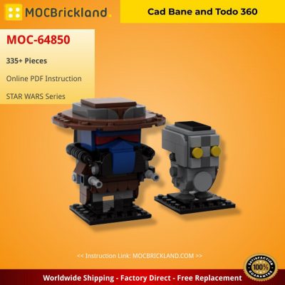Cad Bane and Todo 360 STAR WARS MOC-64850 with 335 pieces