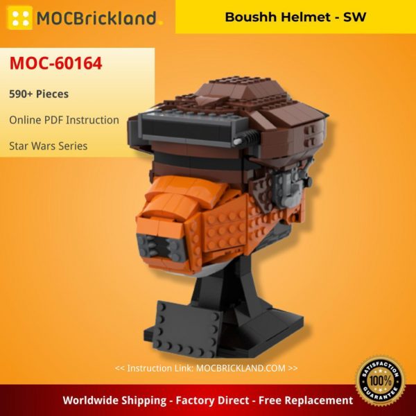 Boushh Helmet – SW STAR WARS MOC-60164 WITH 590 PIECES